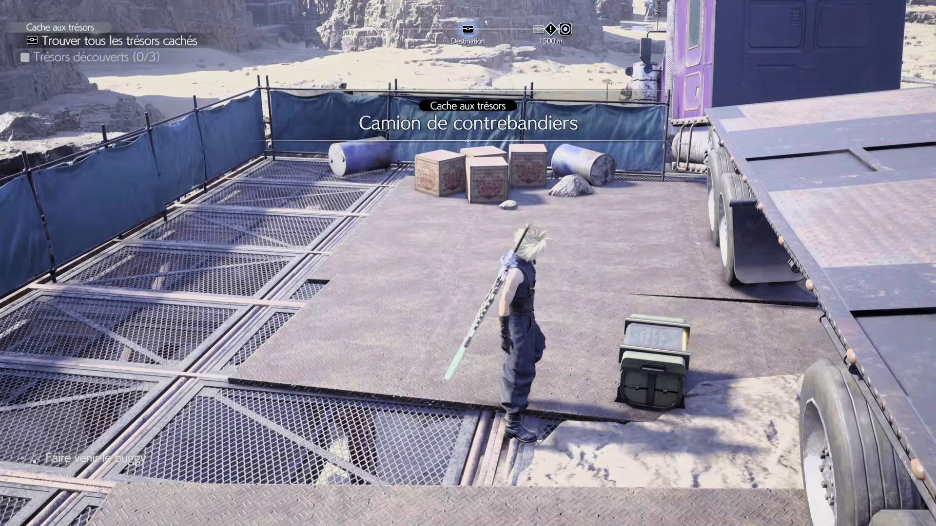 Cache aux trésors Camion de contrebandiers FF7 Rebirth : où trouver les coffres dans Corel ?